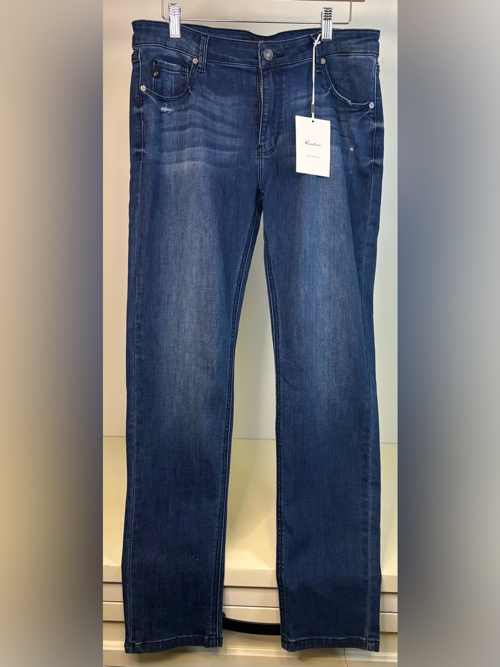 NWT KanCan Dark Blue Straight Leg Jeans sz 13/30